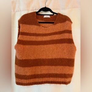 Mango orange sweater tank